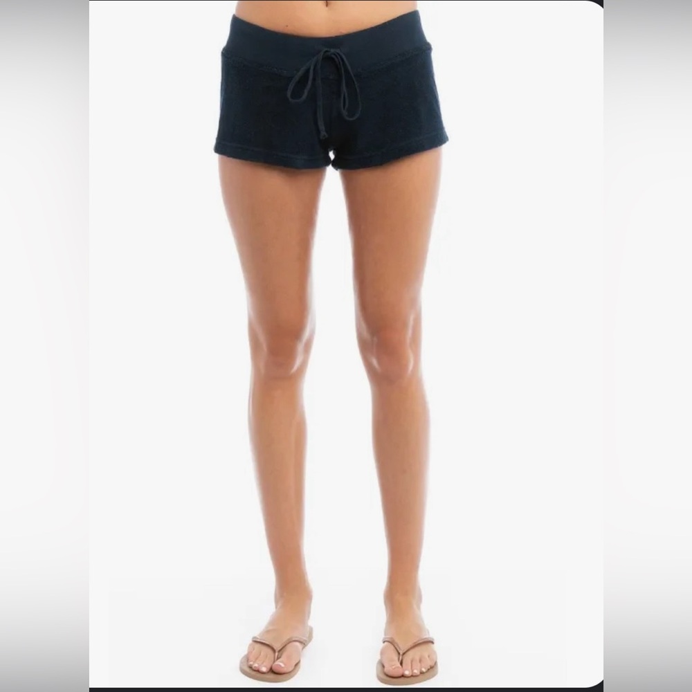 GUC Hardtail Fleece Terry Cloth Shorts, Black, XL, short length